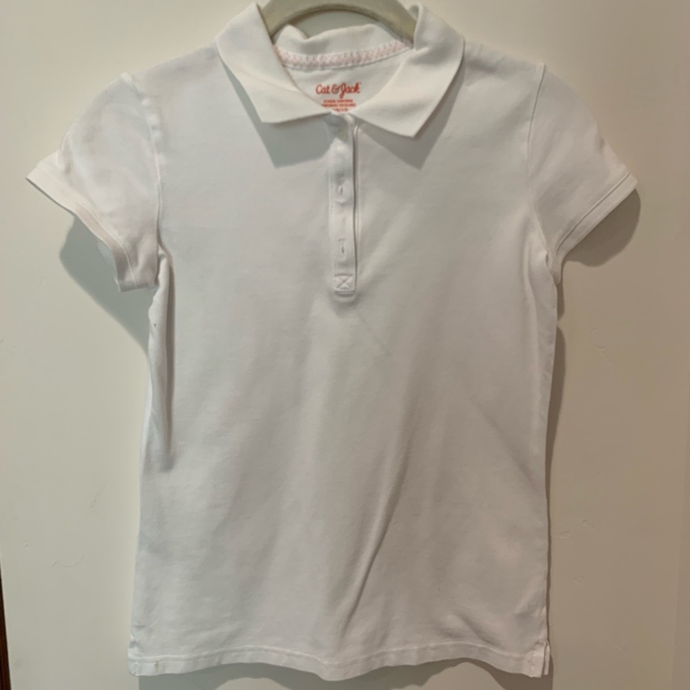 Girl’s White Polo